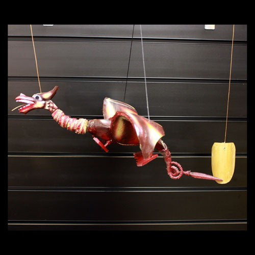 Dragão Voador vermelho 37cm