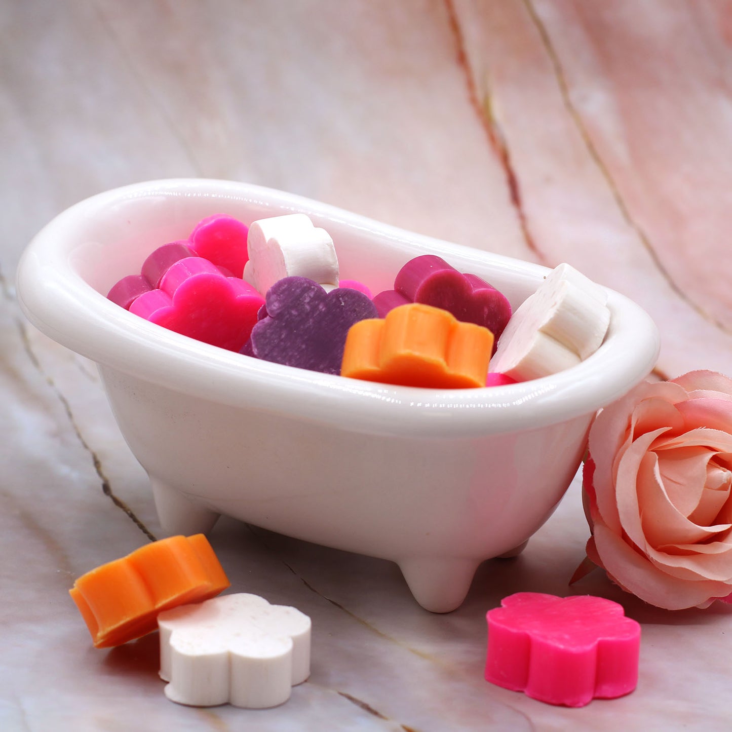 10 uni - Sabãozinho Convidados flores lilás