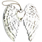 Asa de Anjo dupla feita a mão e Coração - 24cm