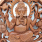 painel de madeira - Ganesh 40cm